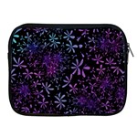 Retro Flower Pattern Design Batik Apple iPad 2/3/4 Zipper Cases Front