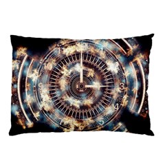 Science Fiction Background Fantasy Pillow Case by Simbadda