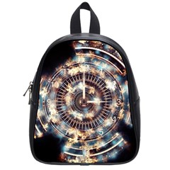 Science Fiction Background Fantasy School Bags (small)  by Simbadda