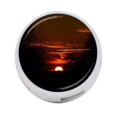 Sunset Sun Fireball Setting Sun 4-port Usb Hub (one Side) by Simbadda