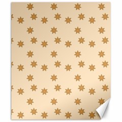 Pattern Gingerbread Star Canvas 20  X 24   by Simbadda