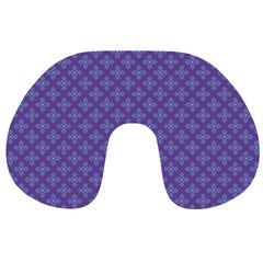 Abstract Purple Pattern Background Travel Neck Pillows by TastefulDesigns