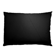 Leather Stitching Thread Perforation Perforated Leather Texture Pillow Case by Simbadda