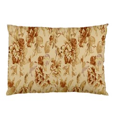 Patterns Flowers Petals Shape Background Pillow Case by Simbadda