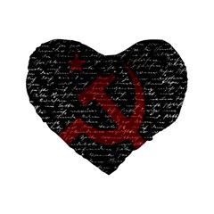 Communism  Standard 16  Premium Heart Shape Cushions by Valentinaart