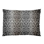 Patterns Wavy Background Texture Metal Silver Pillow Case 26.62 x18.9  Pillow Case