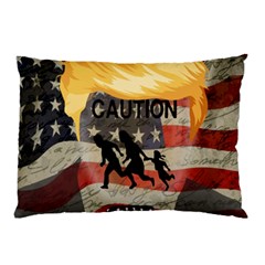 Caution Pillow Case by Valentinaart