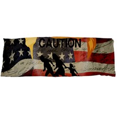 Caution Body Pillow Case Dakimakura (two Sides) by Valentinaart