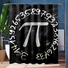 Pi Shower Curtain 60  X 72  (medium)  by Valentinaart