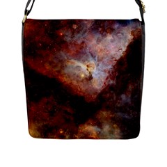 Carina Nebula Flap Messenger Bag (l)  by SpaceShop