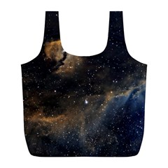 Seagull Nebula Full Print Recycle Bags (l)  by SpaceShop