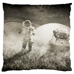 Astronaut Space Travel Space Standard Flano Cushion Case (two Sides) by Simbadda