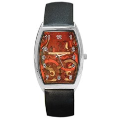 Works From The Local Barrel Style Metal Watch by Simbadda