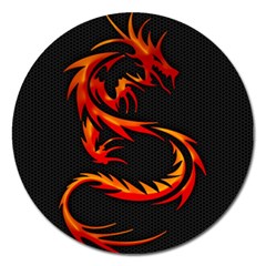 Dragon Magnet 5  (round) by Simbadda