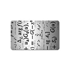 Science Formulas Magnet (name Card) by Simbadda