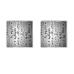 Science Formulas Cufflinks (square) by Simbadda