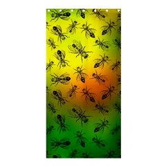 Insect Pattern Shower Curtain 36  X 72  (stall)  by Simbadda