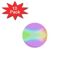 Abstract Background Colorful 1  Mini Buttons (10 Pack)  by Simbadda