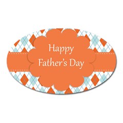 Happy Father Day  Oval Magnet by Simbadda