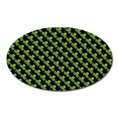 St Patrick S Day Background Oval Magnet by Simbadda