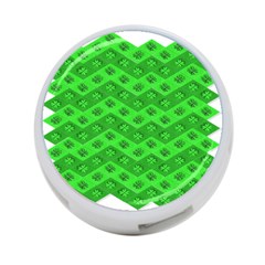 Shamrocks 3d Fabric 4 Leaf Clover 4-port Usb Hub (one Side) by Simbadda