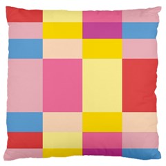 Colorful Squares Background Standard Flano Cushion Case (two Sides) by Simbadda