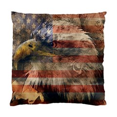 Vintage Eagle  Standard Cushion Case (two Sides) by Valentinaart