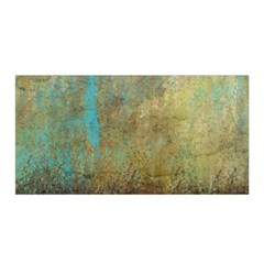 Aqua Textured Abstract Satin Wrap by digitaldivadesigns