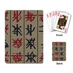 Ancient Chinese Secrets Characters Playing Card Back