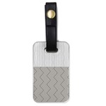 Lines and stripes patterns Luggage Tags (One Side)  Front