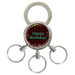 Happy Birthday To You! 3-ring Key Chains by Amaryn4rt