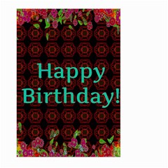 Happy Birthday To You! Large Garden Flag (two Sides) by Amaryn4rt