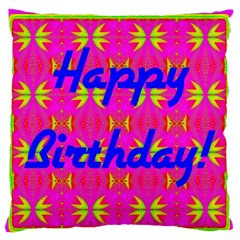 Happy Birthday! Standard Flano Cushion Case (one Side) by Amaryn4rt