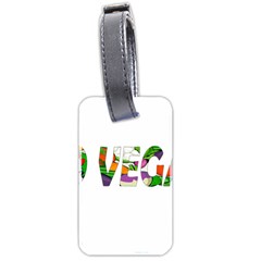 Go Vegan Luggage Tags (two Sides) by Valentinaart