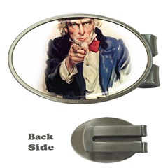 Uncle Sam Money Clips (oval)  by Valentinaart