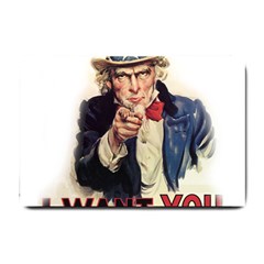 Uncle Sam Small Doormat  by Valentinaart