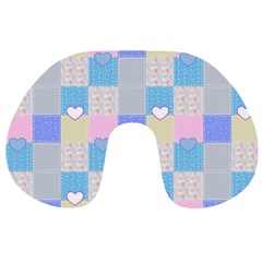 Patchwork Travel Neck Pillows by Valentinaart