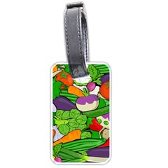 Vegetables  Luggage Tags (one Side)  by Valentinaart