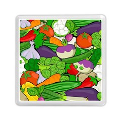 Vegetables  Memory Card Reader (square)  by Valentinaart