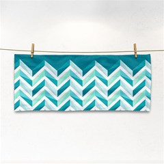 Zigzag Pattern In Blue Tones Cosmetic Storage Cases by TastefulDesigns