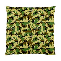 Camo Woodland Standard Cushion Case (one Side) by sifis