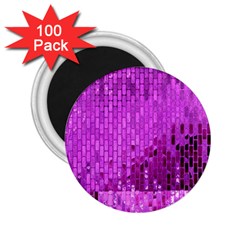 Purple Background Scrapbooking Paper 2 25  Magnets (100 Pack)  by Amaryn4rt