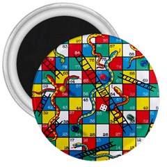 Snakes And Ladders 3  Magnets by Amaryn4rt