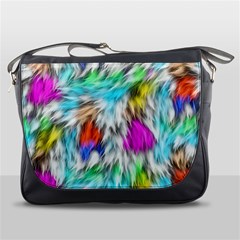 Fur Fabric Messenger Bags by Simbadda