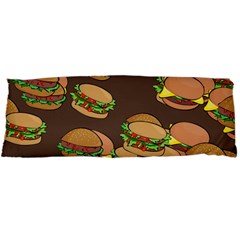 A Fun Cartoon Cheese Burger Tiling Pattern Body Pillow Case Dakimakura (two Sides) by Simbadda