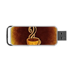 Coffee Drink Abstract Portable Usb Flash (one Side) by Simbadda