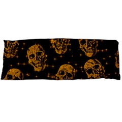 Sparkling Glitter Skulls Golden Body Pillow Case (dakimakura) by ImpressiveMoments