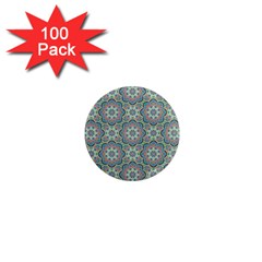 Decorative Ornamental Geometric Pattern 1  Mini Magnets (100 Pack)  by TastefulDesigns