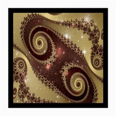 Space Fractal Abstraction Digital Computer Graphic Medium Glasses Cloth (2-side) by Simbadda