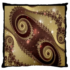 Space Fractal Abstraction Digital Computer Graphic Standard Flano Cushion Case (two Sides) by Simbadda